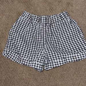 Gingham Plaid Shorts